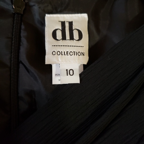 Black Dress DB Collection Empire Waist - Picture 5 of 5